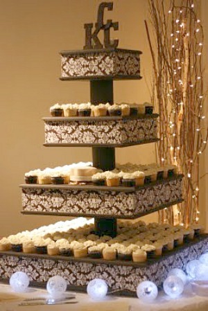 DIY cupcake stand Gorgeous DIY Cupcake Stand Wedding Cupcake Stand