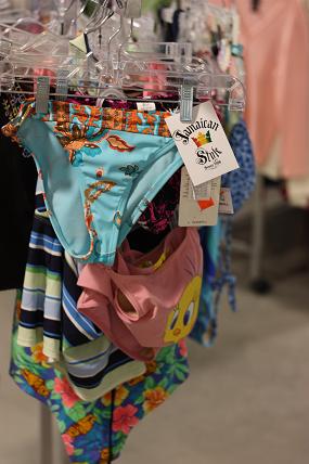 bathing suits at Goodwill