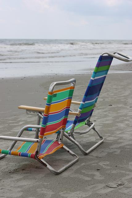 beach chairs from Goodwill