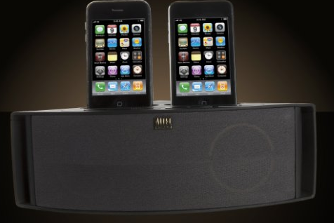 Docking station with radio