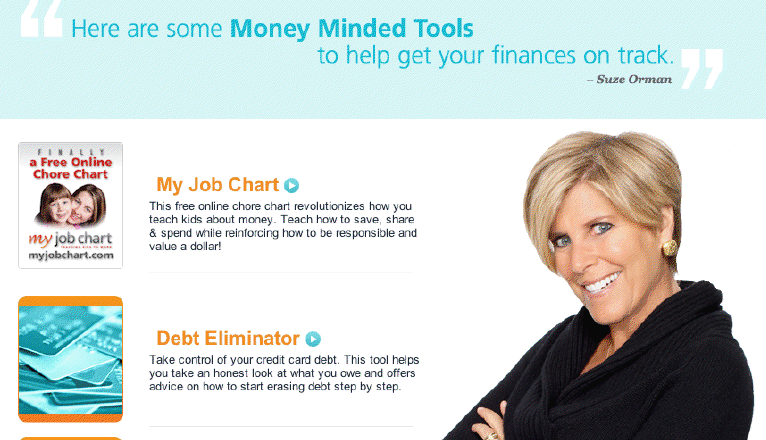 my job chart suzie orman