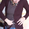 fixing a sweater