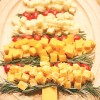 cheese platter Christmas tree