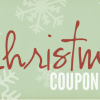 christmas coupon book