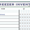 freezer inventory snapshot