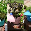 DIY flower planters