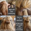 easy inverted pony tail styles
