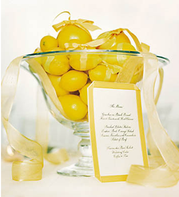 lemon centerpiece wedding Simple DIY Centerpieces using Lemons 