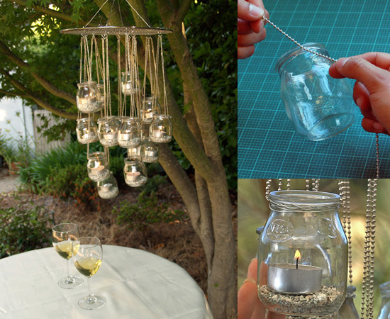 recycled chandelier Mason Jar Love! 50 Fabulous Ideas To Inspire