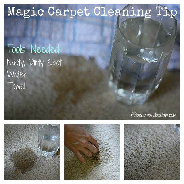 Best EVER FREE Magic Carpet Cleaning Tip