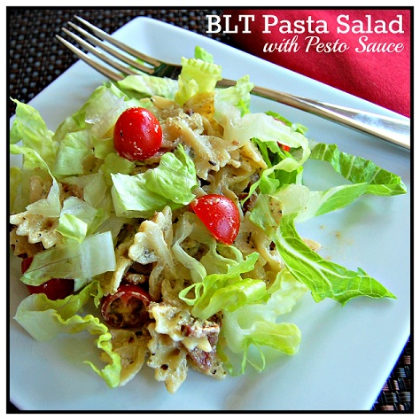 blt pasta salad with pesto sauce pinterest.jpg Top Must Try Summer Recipes