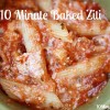 Easy Baked Ziti @10minutedinners.com Easy Baked Ziti @10minutedinners.com