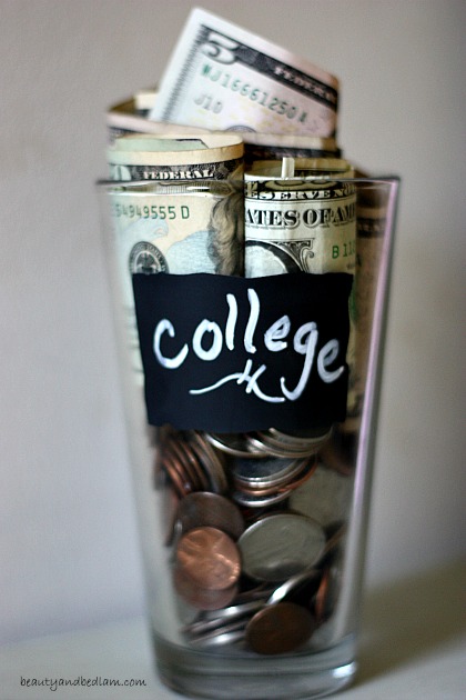Saving money and paying cash for college tuition