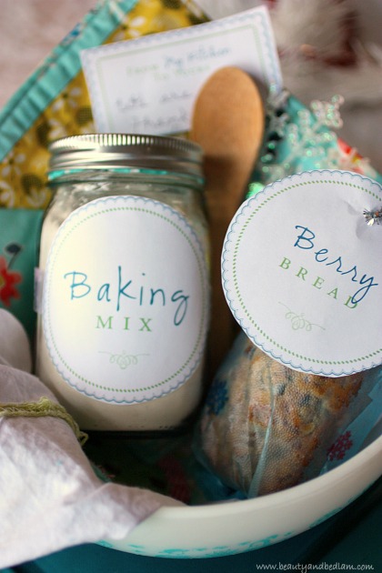 Perfect gift idea - baking basket