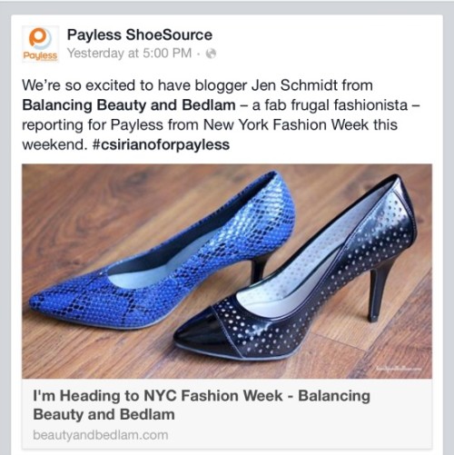 Fashion Week for Payless Shoes