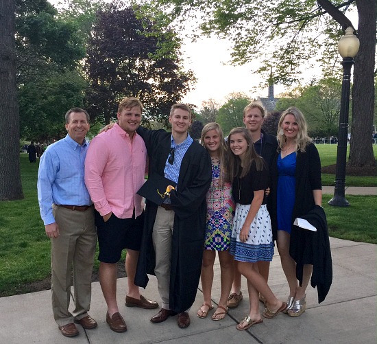 taylor graduation family pic