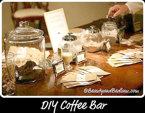 Creative Party Ideas: DIY Coffee Bar