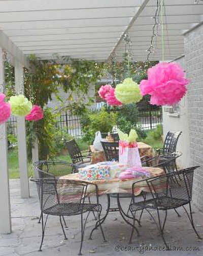Creative party decorations on a budget