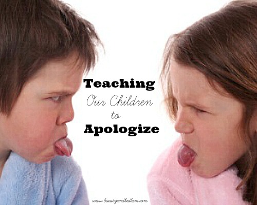 Teaching Our Children to Apologize Jen Schmidt