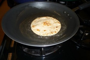 cook tortillas in oil