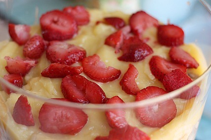 banana pudding with strawberries What are your Easter Meal Ideas?