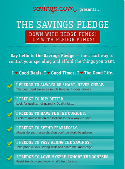 Join Me in the Savings Pledge