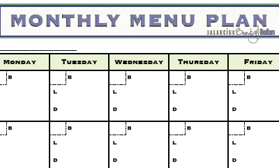 Fail to Plan = $$: My Menu Plan Fail