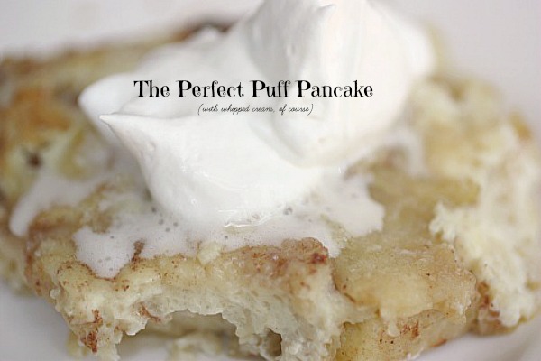 Puff Pancake Recipe