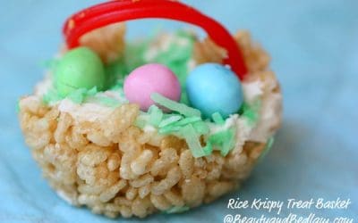 Rice Krispie Easter Basket: the Best in Easter Basket Treats