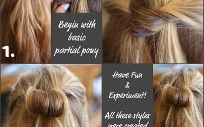 30 Days – 30 Ways Hair Challenge – Inverted Pony Tail Styles