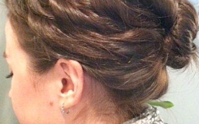 The Sara: Easy Curled Up-Do (that looks like you styled it all day)