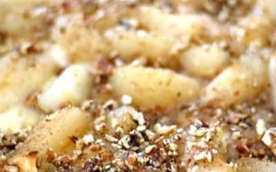 Easy, yet Elegant, Bavarian Pear Torte