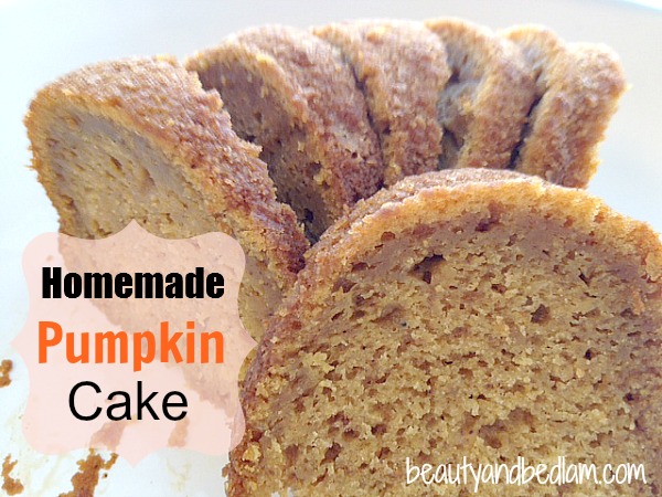 Easy Homemade Pumpkin Cake