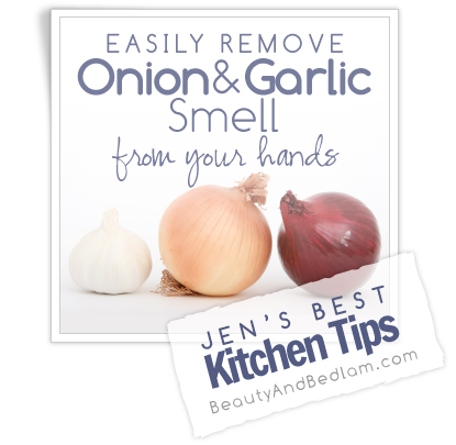 Best Kitchen Tips: Easily Remove Onion and Garlic Smell from Hands