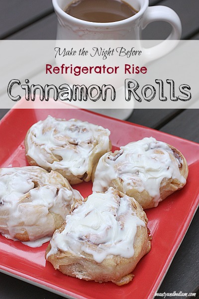 Overnight Refrigerator Rise Cinnamon Rolls