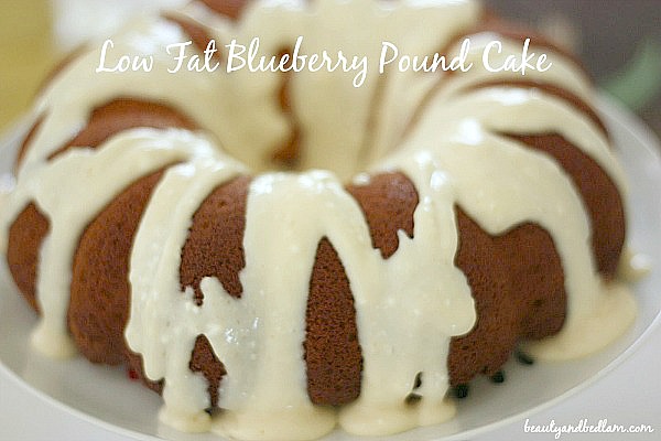 Low Fat Blueberry Pound Cake Recipe