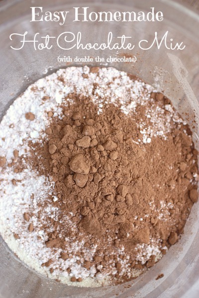 Take just 5 Minutes and whip up this Homemade Hot Chocolate Mix Recipe