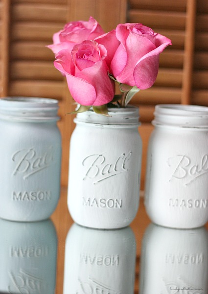 Life’s Simple Pleasures: Painted Mason Jars