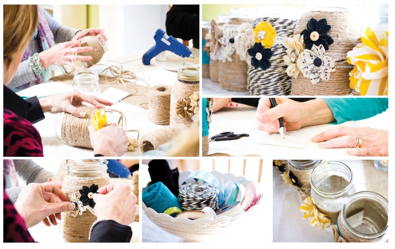 Gather your friends together for a special crafting day. Easy ideas for how to organize it.
