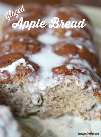 This is one of our favorite quick breads - Glazed Apple Bread. Unbelievably delicious!