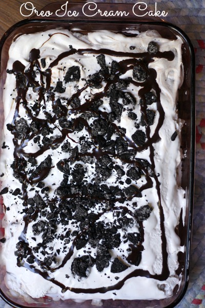 This Mocha Brownie, Oreo Ice Cream Cake is over the top amazing.