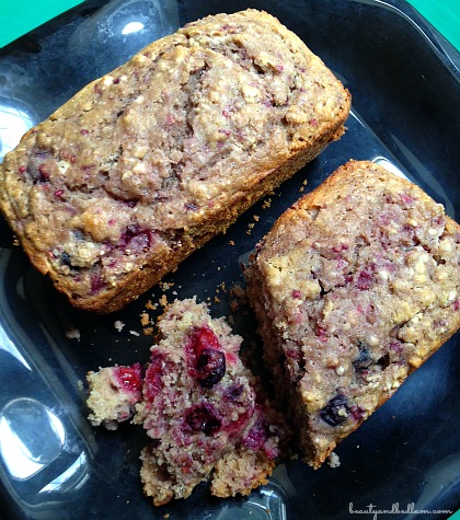Triple berry bread - so easy and delicious