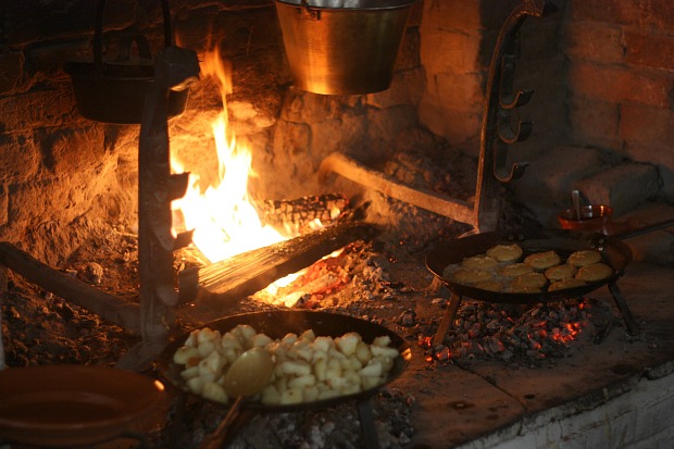Nothing as delicious as food cooked over a fire