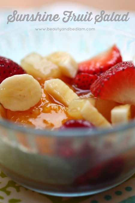 This Sunshine Fruit Salad is a delicious hit with everyone