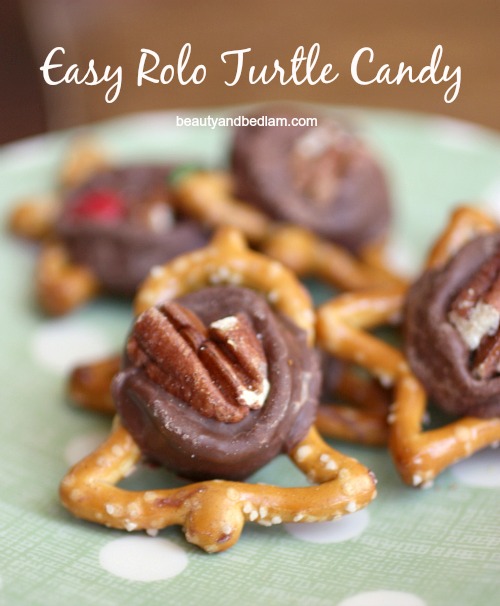 Easy Rolo Turtle Candy
