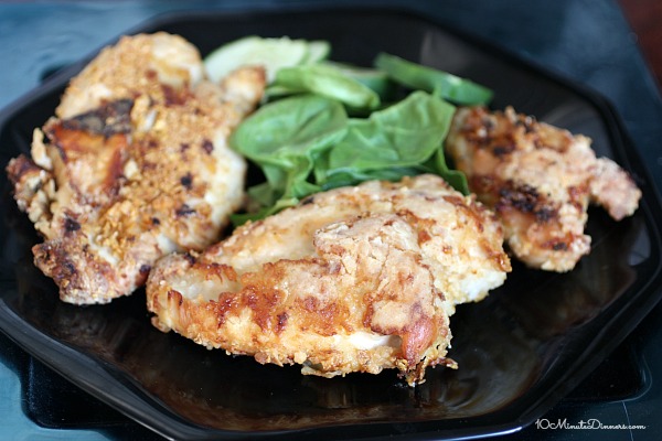 Low Fat, Southern “Fried” Chicken