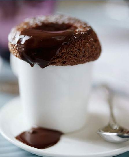 Easy (10 Minute) Chocolate Souffle Recipe